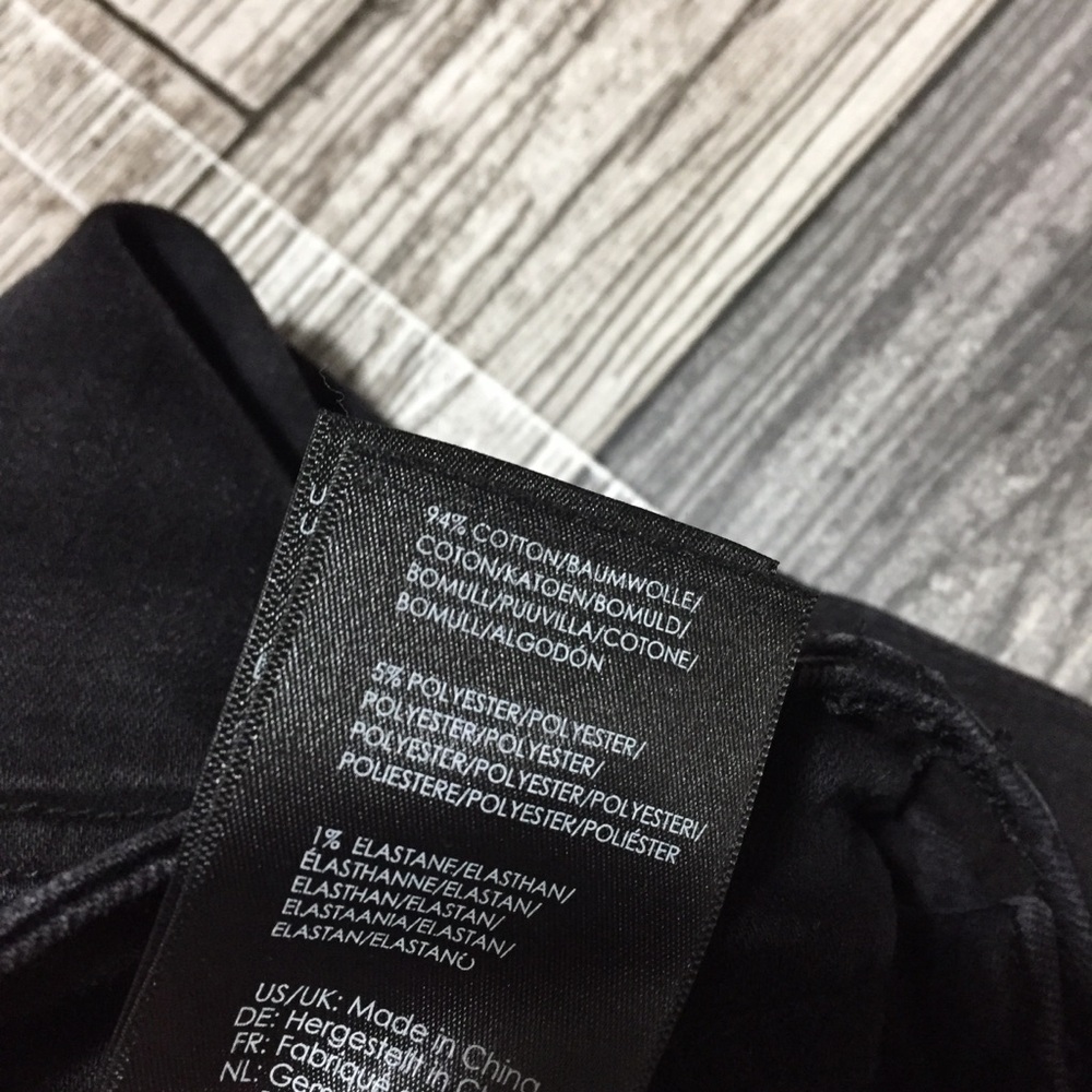 Liverpool Modern Straight Jeans Men’s 35x30 Black Denim Stretch - Picture 9 of 11